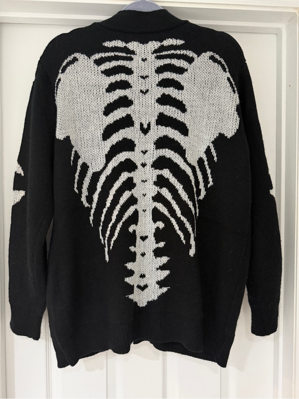 SHEIN skeleton sweater 1XL EUC HALLOWEEN - Picture 2 of 3